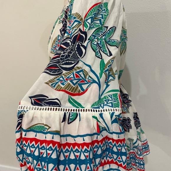 Democracy Cream 3/4 Sleeve Ruffled Blouse - Picture 2 of 9